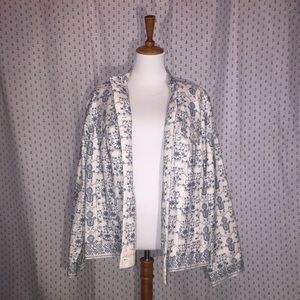 Charter Club Women Denim embroidered jacket